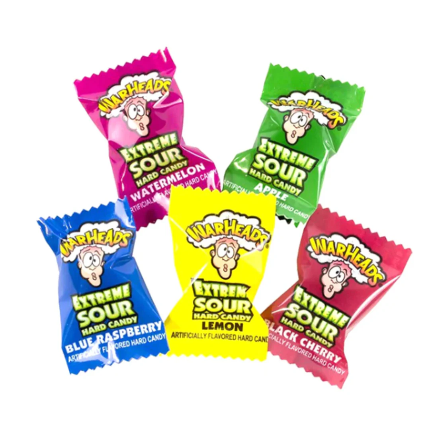 WARHEADS EXTREME SOUR (10 CANDIES)