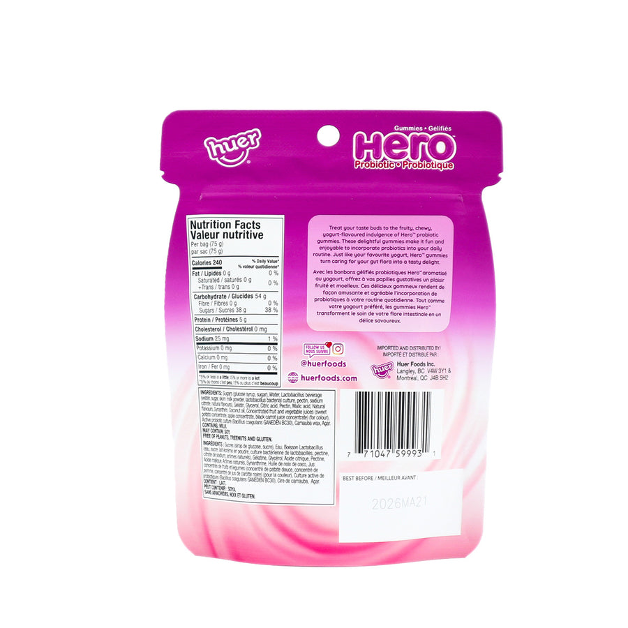 HERO PROBIOTIC - STRAWBERRY YOGURT