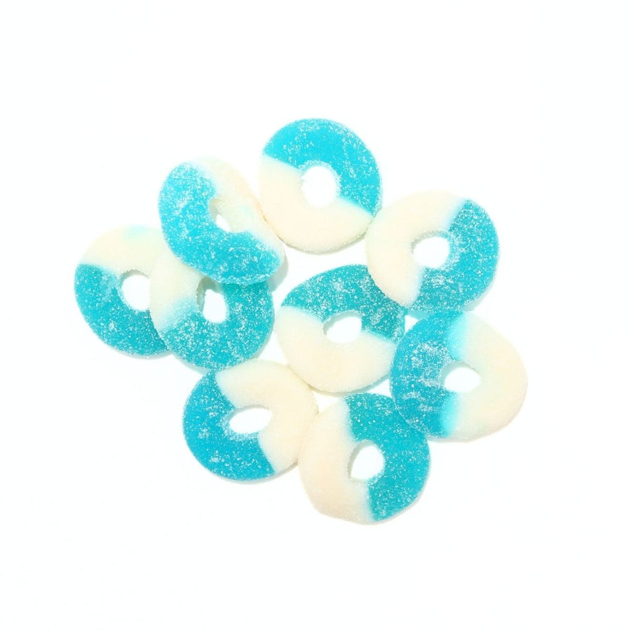 BLUE RASPBERRY RINGS (100g)