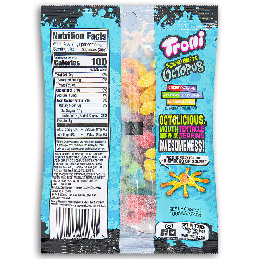 TROLLI SOUR BRITE OCTOPUS